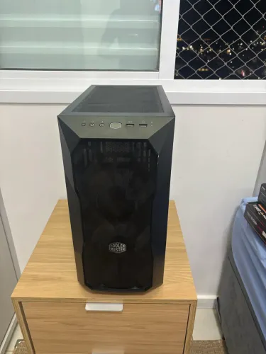 Gabinete cooler master masterbox td300 + 2 fans Cooler master