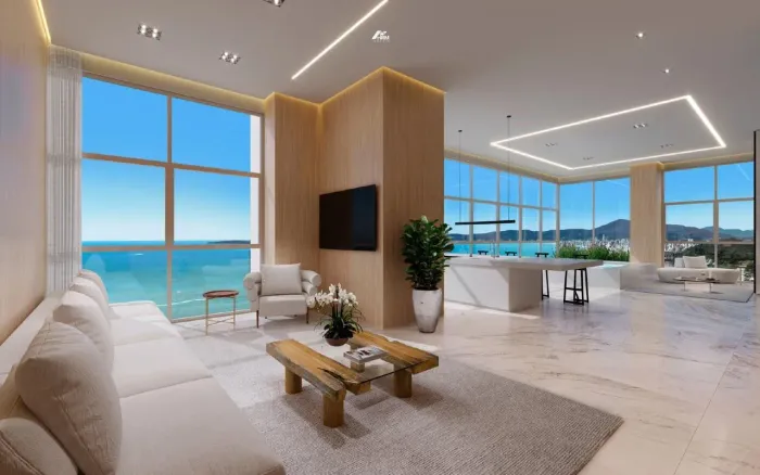 Empreendimento de Luxo Frente Mar com Rooftop, 44 Andares e Lazer Completo de Resort