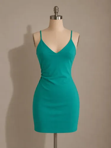 vendo vestido verde água 
