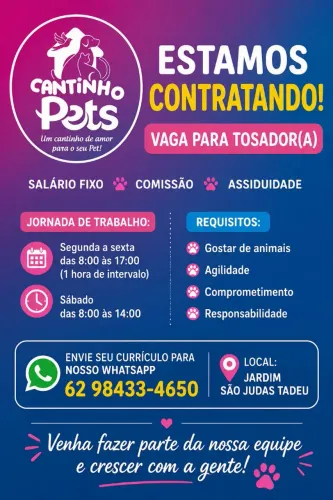 Vaga para tosador