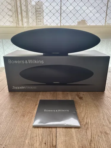 caixa de som Bowers & Wilkins Zeppelin Wireless (cor preta