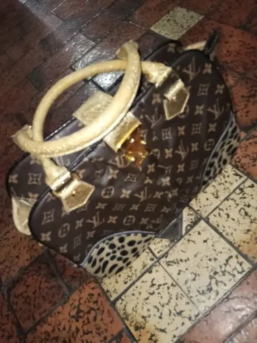 BOLSA LOUIS VOUITTON ADELE, LEOPARDO STEPHEN , EDIÇÃO RARA 2000<br>Louis Vuitton Adele