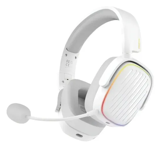 Headset Fantech Harmony Whg02 Sem E C Fio Branco Luz Rgb