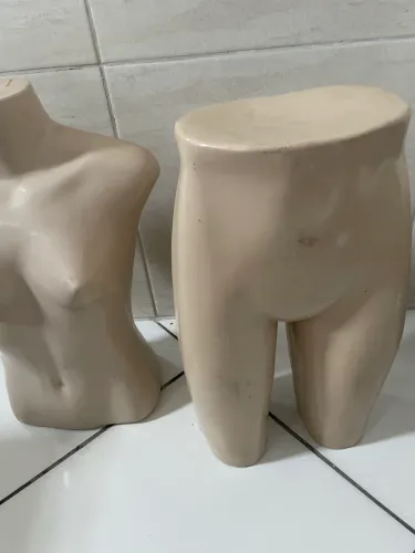 Manequim meio corpo, 25 reais cada parte