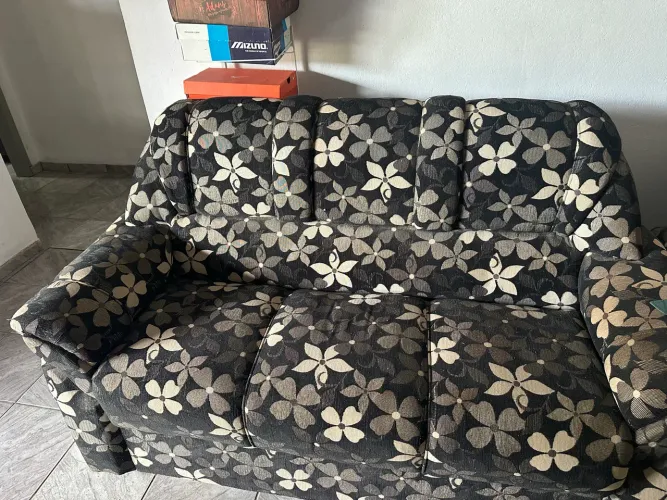 sofá 2 e 3 lugares florado