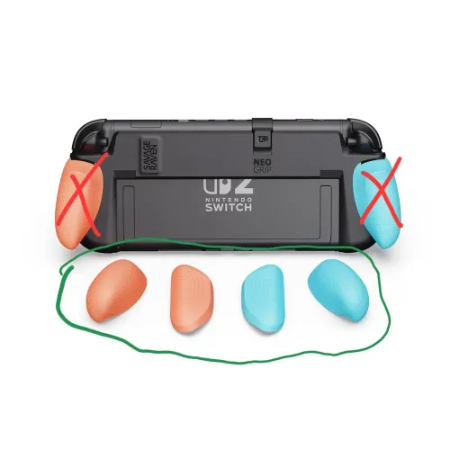 Grip Nintendo Switch 2 Savage Raven by Skull