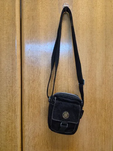Bolsa Kipling Preta Original Pequena Transversal / Crossbody