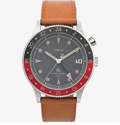 Relógio Timex Waterbury GMT 39mm Novo