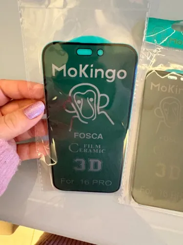 Película de Celular iPhone 16 PRO Protetora Fumê / Película de Privacidade 
