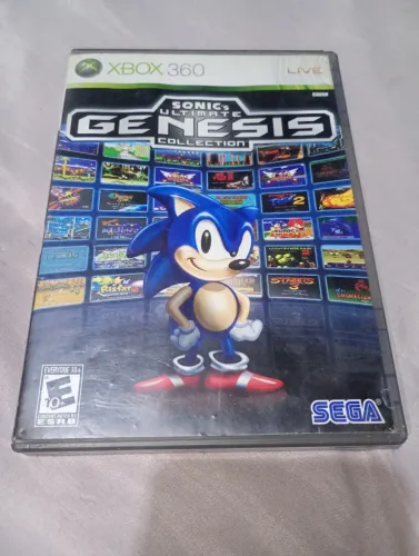 SONIC ULTIMATE GENESIS COLLECTION XBOX 360 ORIGINAL FUNCIONANDO PERFEITAMENTE