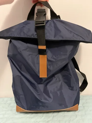 mochila de lona army br azul marinho