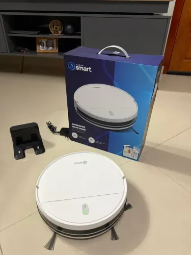 Robô aspirador passa pano smart 100 com aplicativo e Alexa