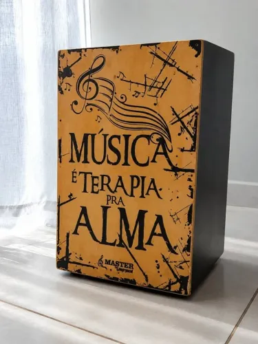 Cajón Acústico Master Percussion - Excelente Estado