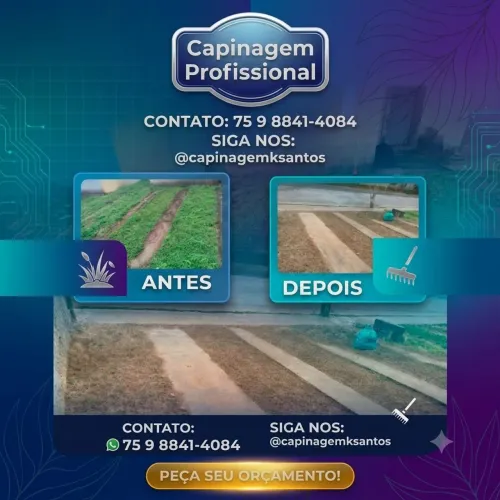 Capinagem de terreno @capinagemksantos