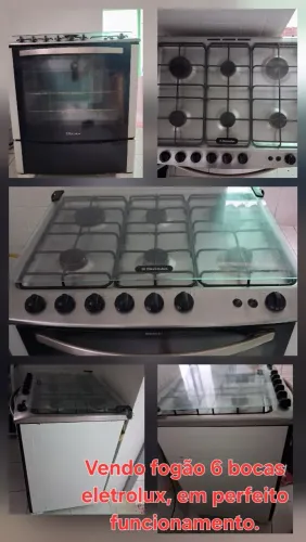 FOGÃO ELETROLUX/6 BOCAS EM PERFEITO ESTADO DE FUNCIONAMENTO!