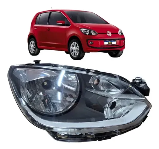 Farol Direito Up! 2014 2015 2016 2017 Friso Cromado Direito/passageiro