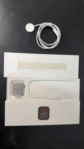 Relógio Apple Watch SE 3 44mm starlight PROMOÇÃO COM GARANTIA APPLE COMPLETO
