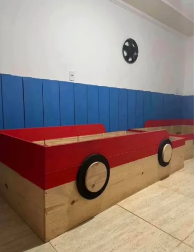 Cama de carrinho solteiro