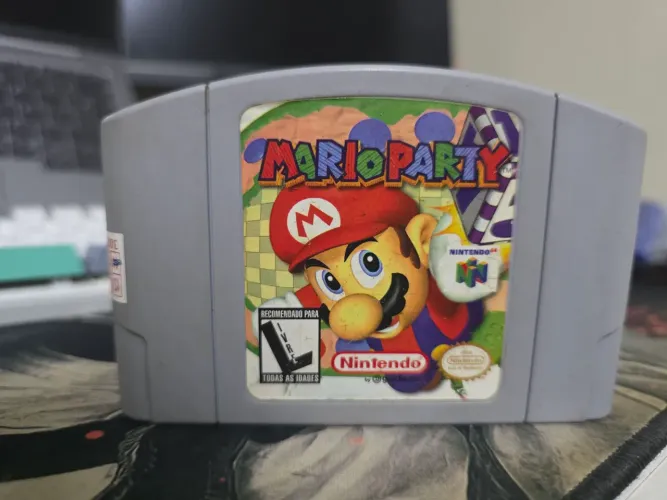 Mario Party, Nintendo 64, Jogo Original, Labels Originais