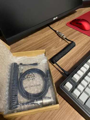 Cabo coiled para teclado LANO 8K (NOVO)