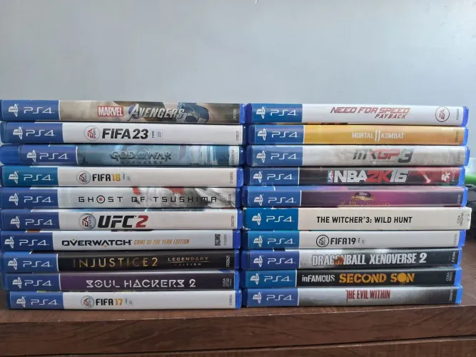 Lote de jogos de ps4