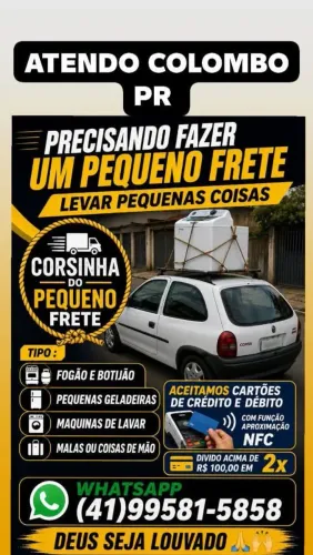 PEQUENO FRETE E MONTADOR DE MÓVEIS