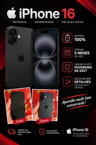 iPhone 16 128GB / Bateria 100%