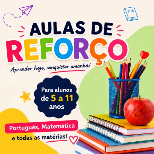 Aulas Particulares para Crianças | Português, Matemática e Reforço Escolar