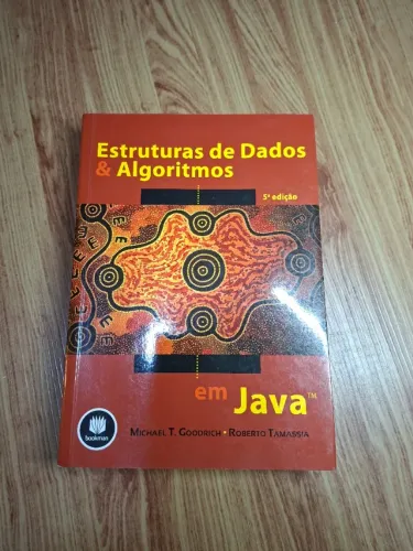 Estrutura de Dados e Algoritmos em Java (5ª Ed. Bookman) - Impecável / Estado de Livraria