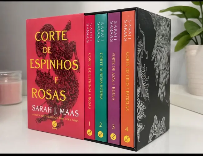 Box Livros Corte de Espinhos e Rosas Sarah J. Maas novas capas edição linda especial