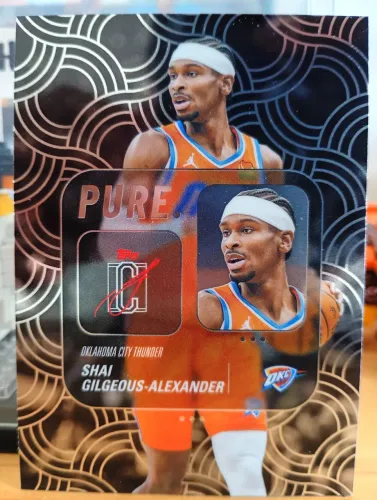 Card NBA Topps signature Class 25/26 - série especial PURE - Shai Gilgeous