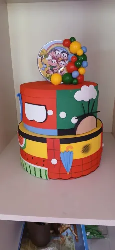 BOLO FAKE TURMA DA MÔNICA