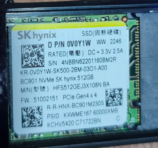 SSD NMVE 512Gb SK HYNIX