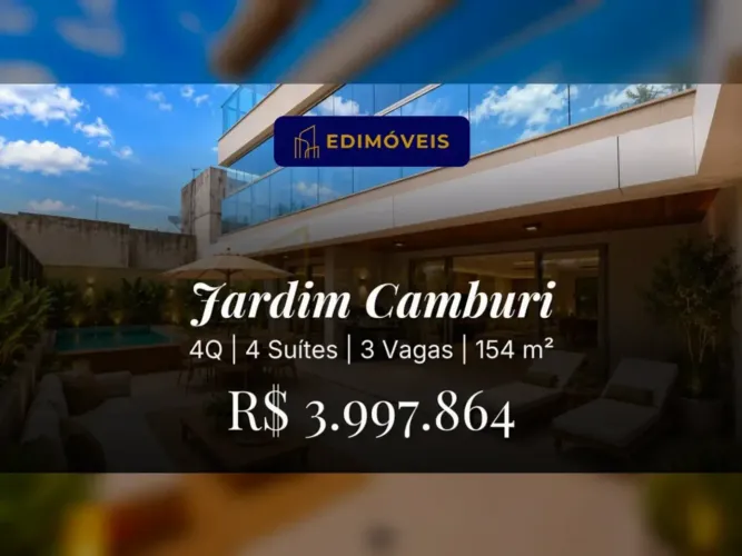 Jardim Camburi: Apartamento Garden 4 suítes com infraestrutura completa