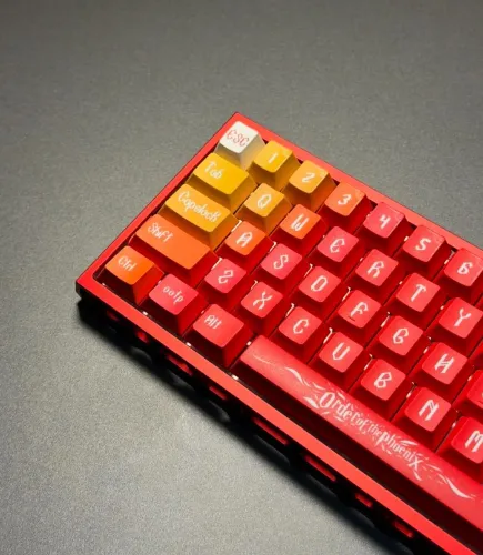 Teclado Magnético Everglide Ae64 PRO Original | LACRADO | Pronta Entrega | Vermelho