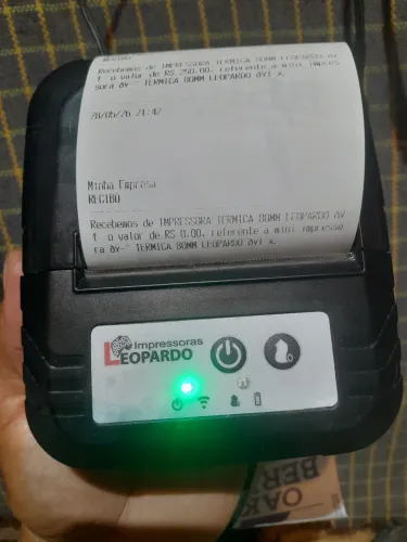 MINI IMPRESSORA TÉRMICA 80MM BLUETOOTH LEOPARDO ? X 