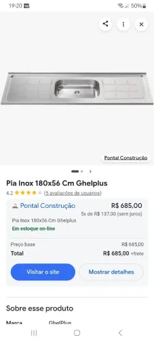 pia de cozinha 