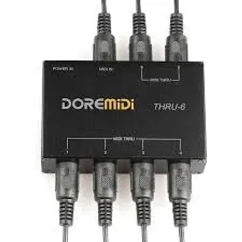 Divisor De Interface Midi Usb Host 5 Entradas Em 2 Saídas Usb - PRONTA ENTREGAPronta