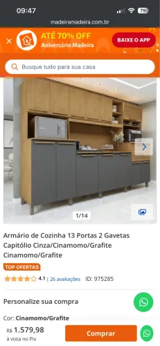 Armário de cozinha 