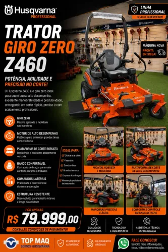 Trator Husqvarna z460