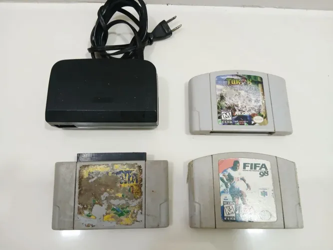 Lote de peças nitendo 64 ( sem teste )