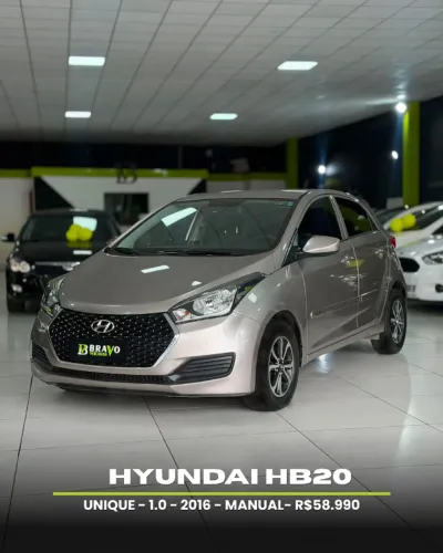 Hyundai HB20 Unique 1.0 Flex 12V Mec. 2019