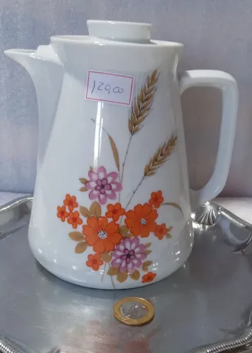 Antigo bule porcelana Real linha Colorama