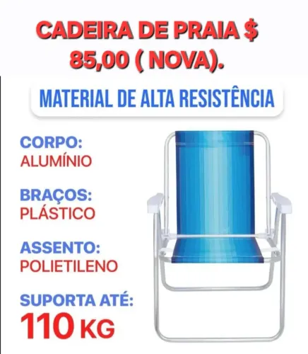 CADEIRA DE PRAIA