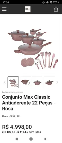 Jogo de panela