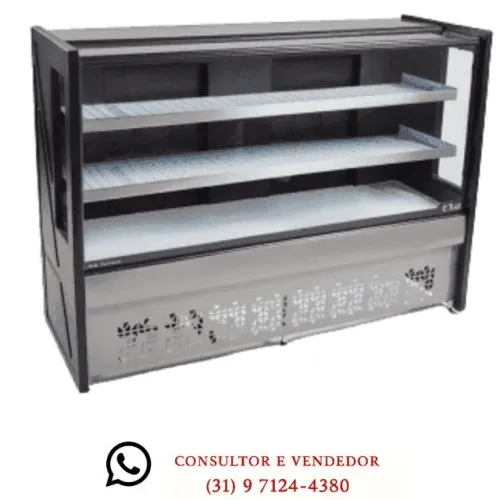 Balcão Refrigerado 2 Metros 2 Placas Polar