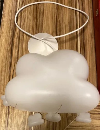2 Luminárias Pendentes Nuvem Natural Mobile Branco