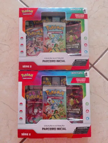 2 Unidades Parceiro Inicial 2 Pokémon TCG Copag 