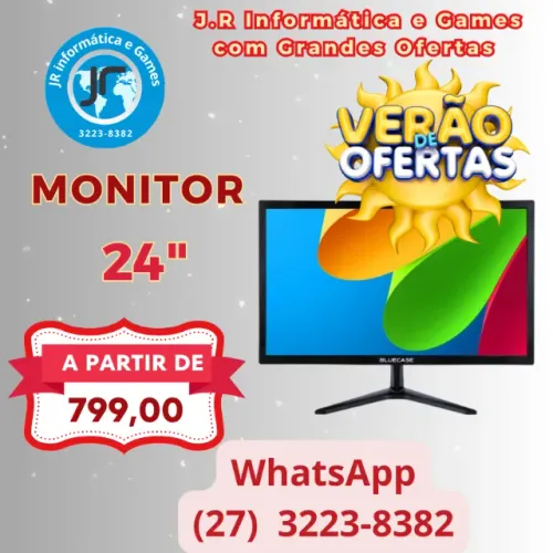 Monitor 24" Bluecase - Novo e com Garantia
