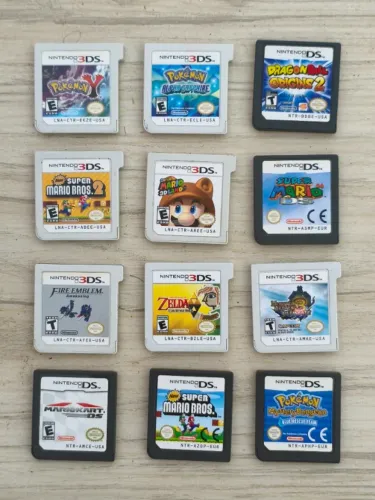 Jogos de Nintendo 3DS e DS (valores na descrição)